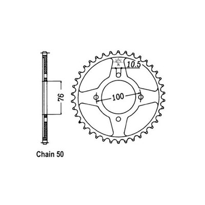 Krone JT 824.46 Suzuki: 86 GSX400X Impulse; 85-88 GSX600F,FJ,FUJ,FU2J
