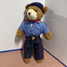 Vintage Italian Carabinieri Teddy Bear Plush 19”