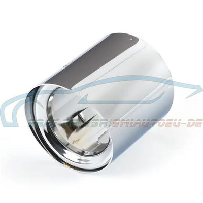 2x Original Mini 18308615860 - Endrohrblende Chrom
