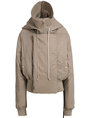 RICK OWENS DRKSHDW CONCORDIANS Alice Women's Light Gray Jacket New & Authentic