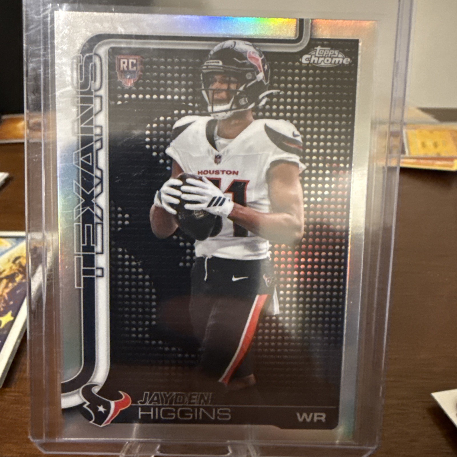 2025 Topps Chrome Jayden Higgins #343 Lightboard Logo SSP