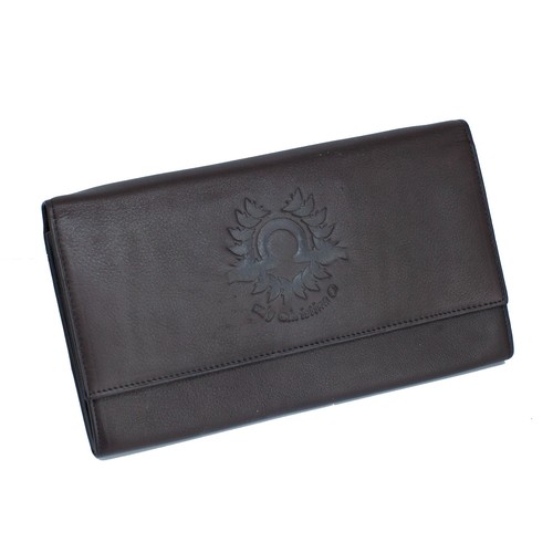 Tauck World Discovery Leather Travel Document Wallet Passport Organizer Brown