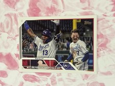 2023 Topps Update Salvador Perez/Bobby Witt Jr. Veteran Combos #US36 Royals (Y)