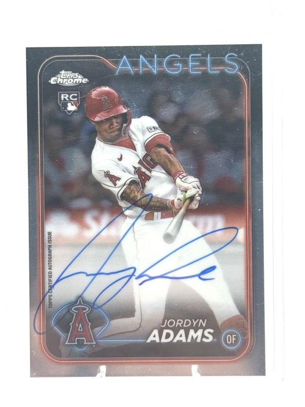 2024 Topps Chrome Jordyn Adams Rookie Auto RC #RA-JA Angels ⭐️