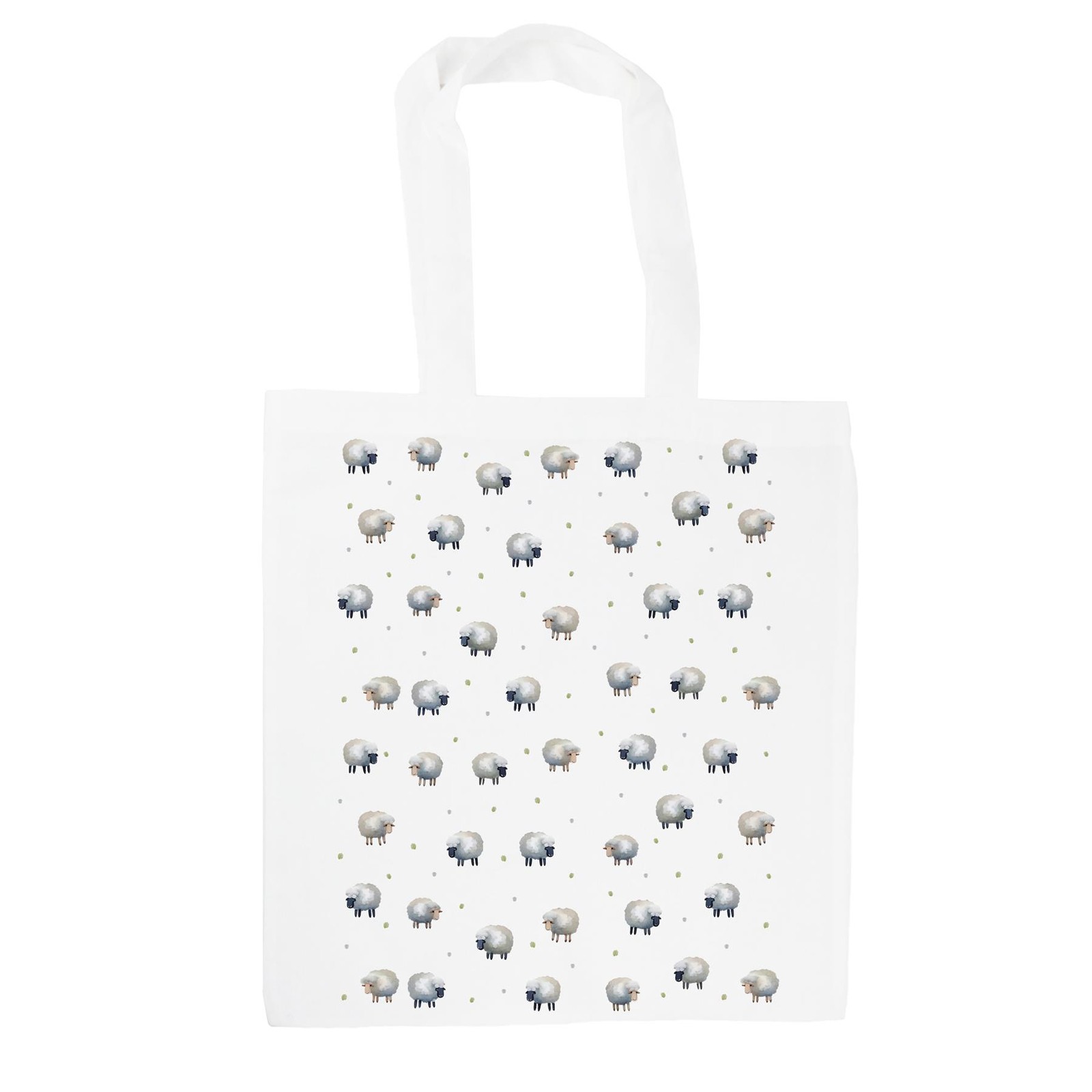 Spring Sheep Tote Bag - Farm Animals Shopping Bag Countryside Gifts