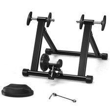Foldable Bike Trainer Stand Cycling Exercise Stand w/ Dual-lock System