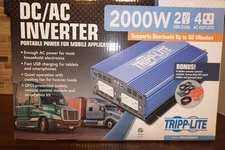2000 WATT DC/AC INVERTER, PORTABLE POWER BY TRIPP LITE, 2 USB & 4 AC OUTLETS