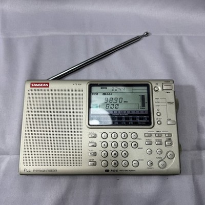 Sangean ATS-909 World Band Shortwave Radio SSB RDS Tested Works DX