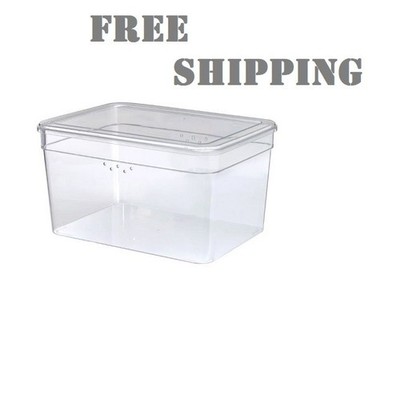 Mainstays Clear Glossy One Tier Extra Tall Shoe Box with Lid, Adult Size