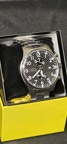 Invicta Specialty Men’s Quartz Chronograph 48mm Black 0379 Carbon Fiber