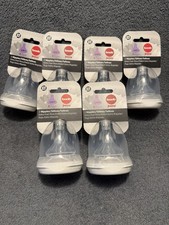 Lot of 6 boob Joovy Naturally 6M Nipples extra fast Flow BPA/PVC Free