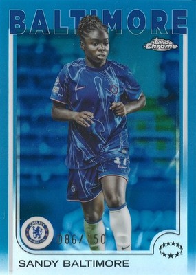 24/25 Topps Chrome UWCL - 32 Sandy Baltimore - Chelsea FC (2 Karten Konvolut)