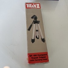Titan Tripod QT 100 Compact Travel Tripod 29-166-0520 max of 53"- New Open Box
