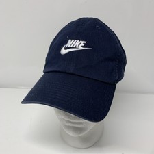 Nike Cap Heritage 86 Strapback Swoosh Unisex Adjustable Hat Navy Cotton 913011