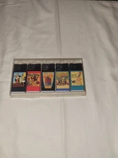 Scripto Retro Lite Vintage Cigarette Lighters Lot of 5, Series 1 Set In Package