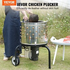 New Chicken Plucker Machine, Feather Plucker with 20-inch Stainless Steel Drum