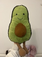 Jellycat Huge Amuseable Avocado - Huge Avocado Soft Toy Beanie Plush Retired 18”