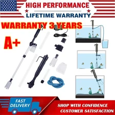 Electric Aquarium Vacuum Gravel Tank Cleaner Adjustable Automatic Fish Tank