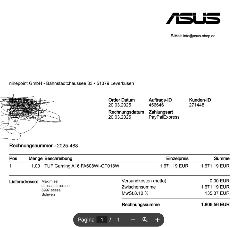 Asus TUF Gaming A16 AMD Ryzen 9 7940HX 32GB GeForce RTX 4070 1TB 16" WUXGA Win11 - Immagine 3 di 4