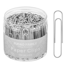 Jumbo Paper Clips, 2 Inch Paper Clip, 100 pcs Large Paperclips Jumbo, Silver 