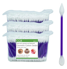 900Pcs Precision Cotton Swabs with Pointed and Flattened Tip Cosmetic Makeup Ap