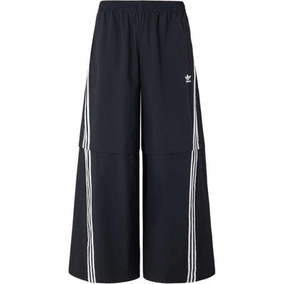 adidas Originals TP Oversized Zip Off Loose Striped Casual Pants