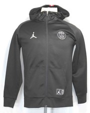 Nike Air Jordan PSG Paris Saint Germain Hoodie Black Mens Size Small