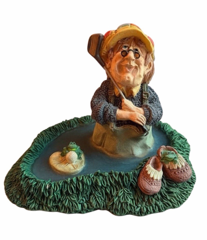 Doug’s Animations G004 “Water Trap” Fisherman Frog Figurine D&D Studios 19