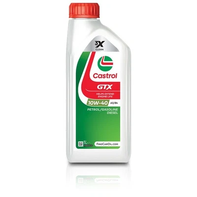 CASTROL 1 L LITER GTX 10W-40 A3/B4 MOTOR-ÖL MOTORENÖL 51306603 - Bild 1 von 4