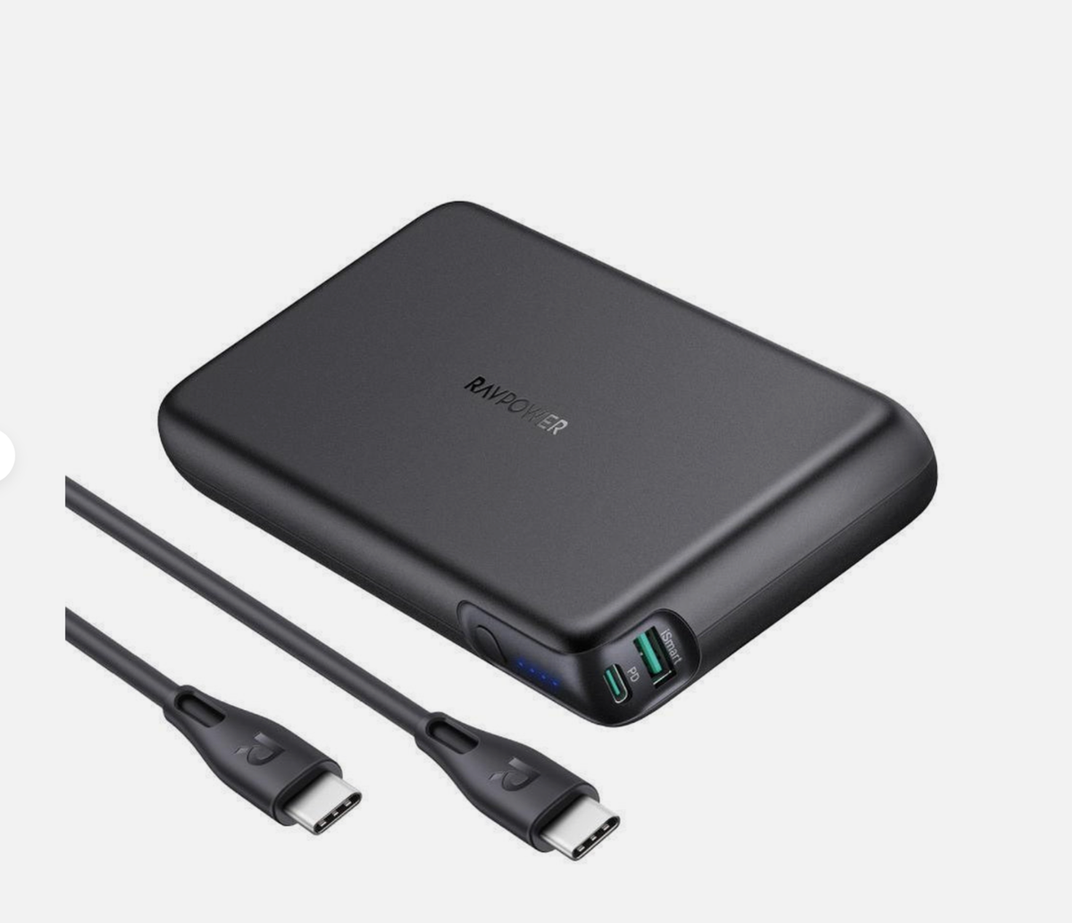 RAVPower 30000mAh USB C Portable Charger, 90W 2-Port Power Bank