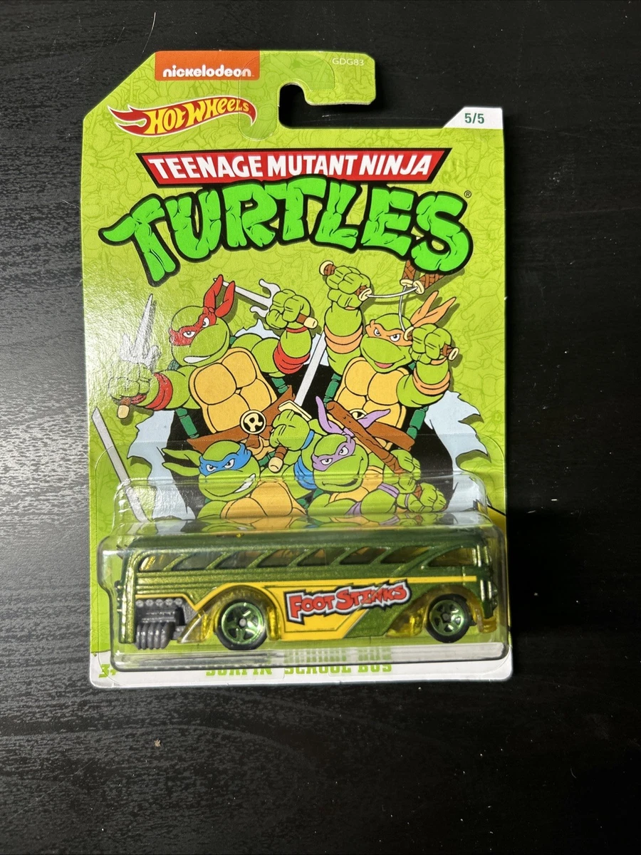 Mattel Hot Wheels Teenage Mutant Ninja Turtles Party Van Surfin' School Bus 2020