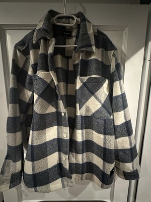 Pull & Bear Jacke Damen Anorak Jacket Kurzmantel Gr. XL Wolle Baumwo... #158bxin