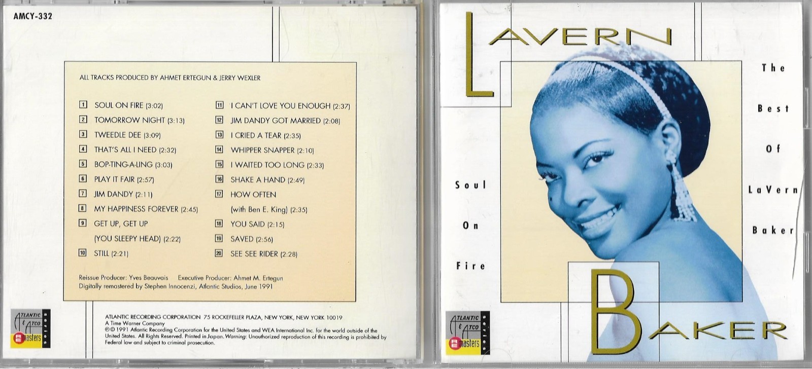 Soul on Fire: The Best of LaVern Baker by LaVern Baker (CD, 1991)
