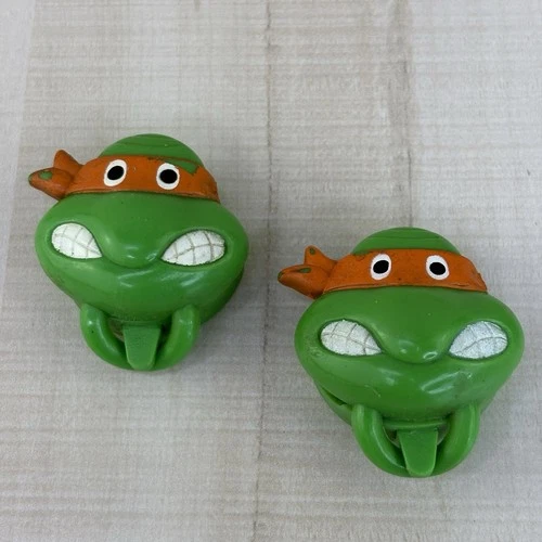 VTG TMNT Sneaker Snappers Teenage Mutant Ninja Turtles Shoe Michelangelo 1988