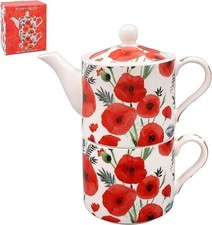 Poppy Fields Design - Fine China Tea For One Set