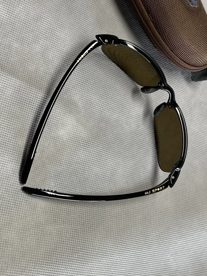 Gafas de sol Maui Jim Ho'okipa MJ 407-02 marrón envolvente marcos 64-17 130 ** Foto 4 de 4