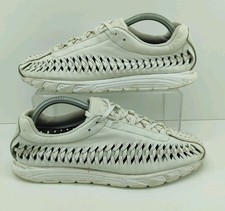 Nike Mayfly Woven Leather White Mens Trainers Stylish 833132-100 UK Size 8