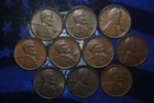 EF-AU 1932 D X10 Lincoln Wheat Cent  LOT OF 10 [[[D105
