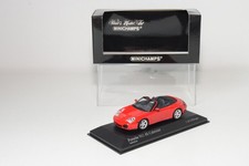 A68 1:43 MINICHAMPS 400 062831 PORSCHE 911 4S CONVERTIBLE 2003 RED MIB INDISHROT