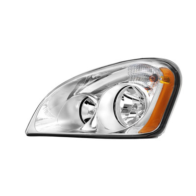 Chrome Headlight Driver Side w/ Halogen Bulbs for Freightliner Cascadia 08-16