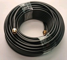 65.6ft 20m RG58 RP-SMA MALE to RP-SMA FEMALE Coaxial RF Cable