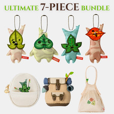 Zelda Tears of the Kingdom Korok 7-Set Mascota Bolsa Mochila Malla Bolso Japón
