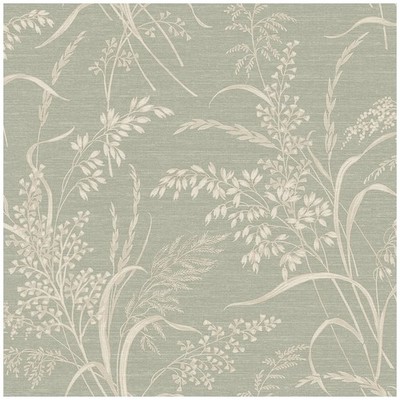 Wiesen Salbei Tapete Bäume Floral Grün Creme Natur Feature Wand Grandeco