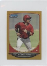 2013 Bowman Chrome Minis Gold Refractor 26/50 Michael Perez #51 sh7