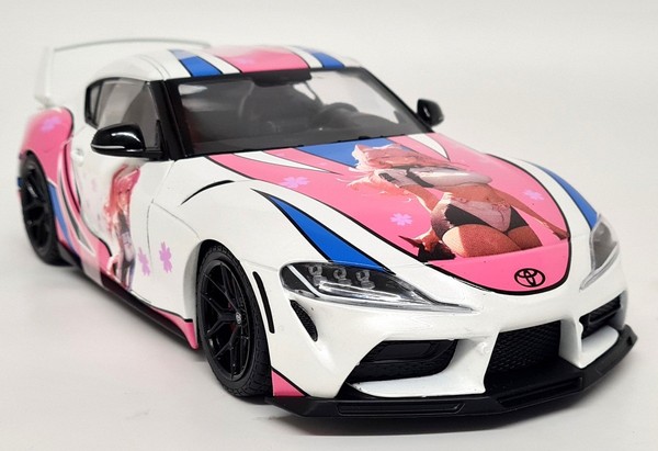 Solido 1/18 Toyota GR Supra Streetfighters Itasha 2024 Diecast Scale Model Car-image