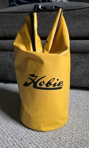 HOBIE DRY BAG Yellow Water Tight Bag With Clips 12x20 READ!