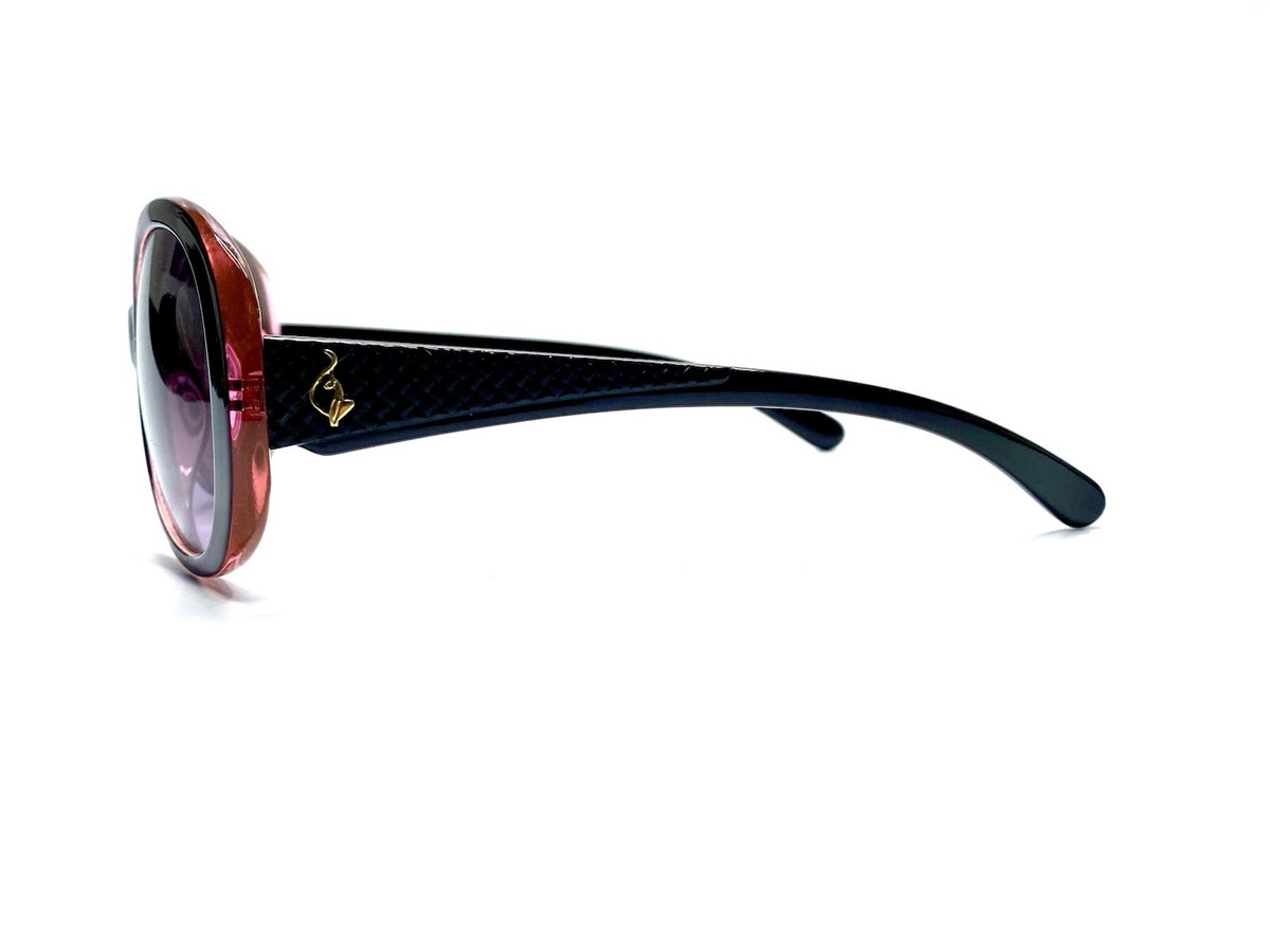 Baby Phat Black Pink Clear Oversized Oval Sunglasses B2072  display picture 1