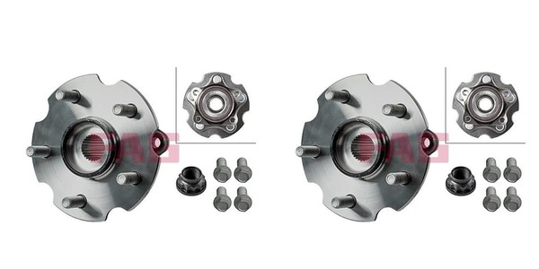 FAG 2X Radnabe Radlagersatz Hinterachse FüR Toyota Auris Kombi Lexus NX E18 A4-image
