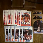 Michael Jordan sports cards kept in plastic box for 30 yrs. UNC cards 13-18. Etc