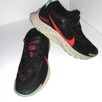 Nike Pegasus Trail 3 Mens Sz 11 Running Shoes GTX Blk/ Crimson Gore-Tex DC8793